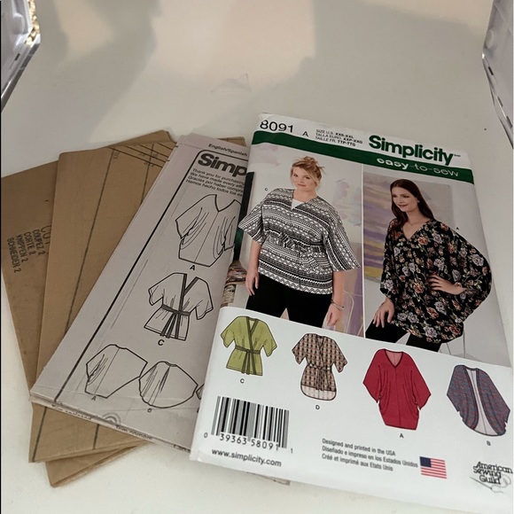 Simplicity Pattern 8091 Easy to Sew Kimono - Picture 3 of 7